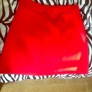 Frenchi Little Red Skirt